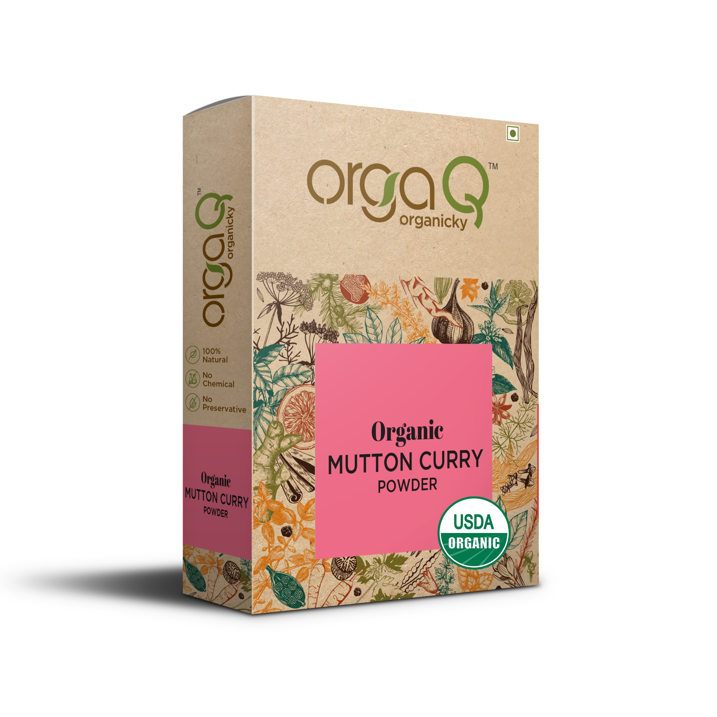 OrgaQ Organicky Organic Mutton Curry Powder